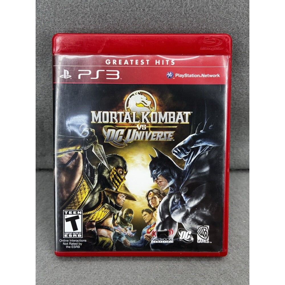 Mortal Kombat vs DC Universe Sony PlayStation 3 PS3 COMPLETE CIB Excellent Cond!